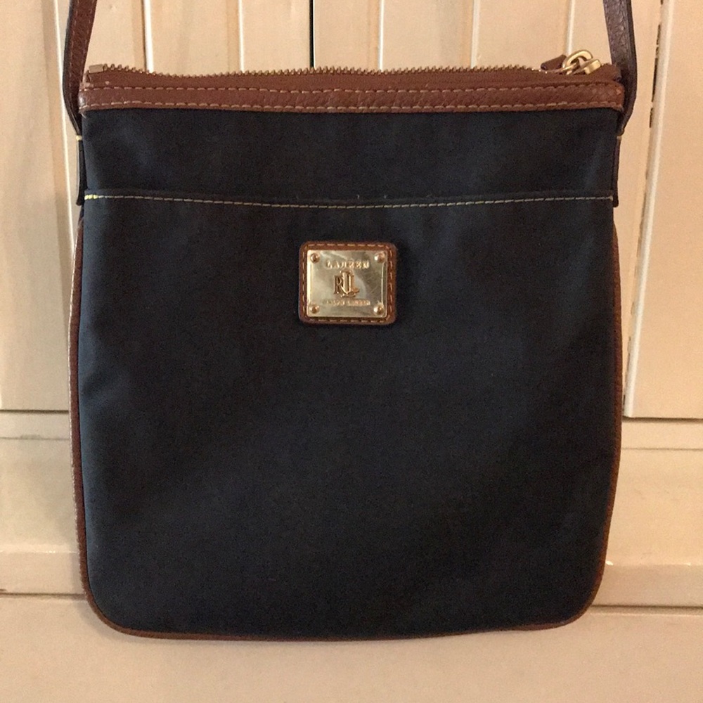 Small black/brown Ralph Lauren crossbody bag